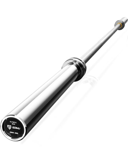 GOIMU PB01 7FT Olympic Barbell, Weight Bar with Knurled Grip, 1500LB