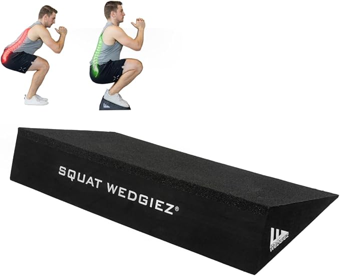 SquatWedgiez SumoWedgie 20 Degree Slant Board, 24 Inches Wide ??Heavy Duty 1000 lb Capacity, Anti-Slip Squat Wedge for Knees Over Toes Training, Heel Elevated Squats & Calf Stretching