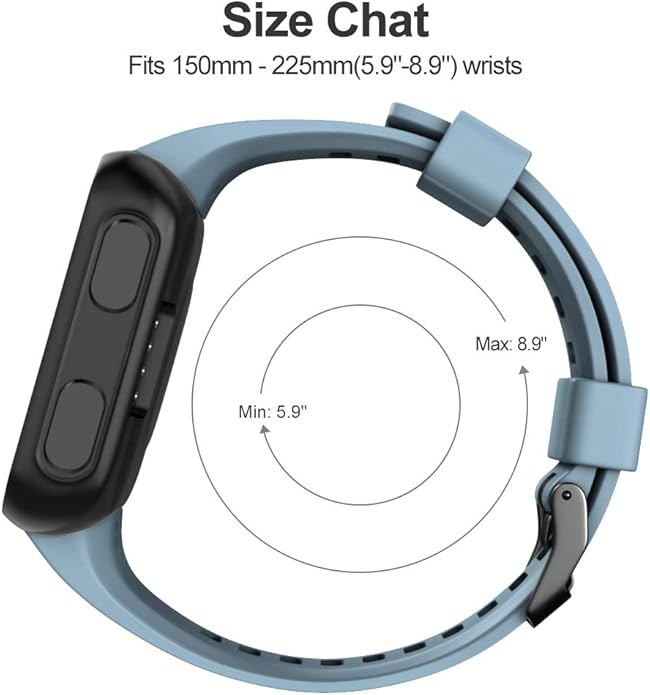 Compatible with Garmin Forerunner 35 Band,Solf Silicone Replacement Bands for Garmin Forerunner 35 Watch