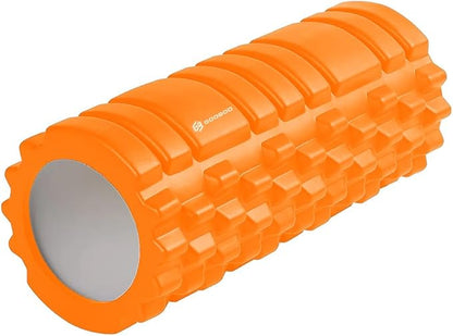 Deep Tissue Foam Roller - High-Density Muscle Massage Roller for Recovery, Pain Relief, Trigger Point, and Myofascial Release - Ideal for Athletes, Gym, and Physical Therapy - 13" x 5"
