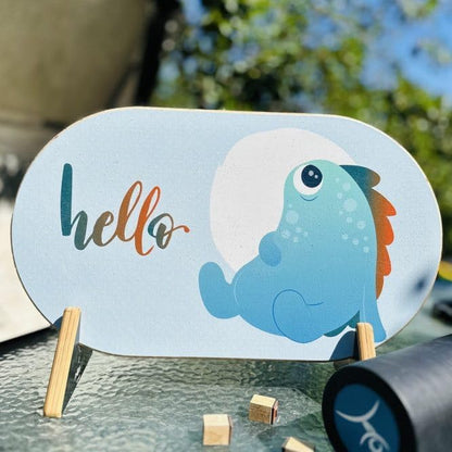 Kids Balance Board with Roller ??Wooden Trainer for Children ??Fun Indoor Core Strength Game ??Improves Balance & Coordination ??Multiple Designs