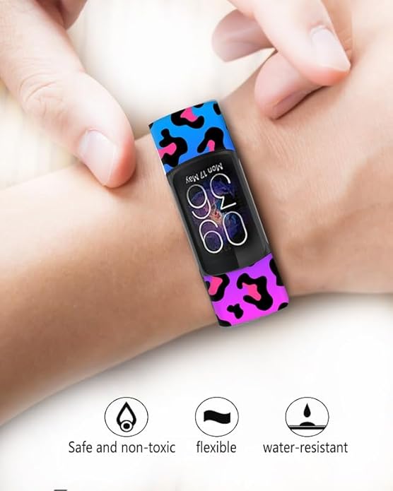 Sport Bands Compatible with Charge 6 /Charge 5 for Women Men,Soft Waterproof Replacement Straps Wristbands for Charge Advanced Fitness Tracker