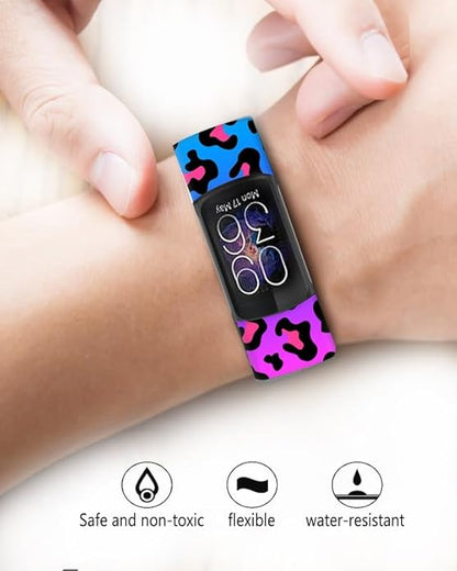 Sport Bands Compatible with Charge 6 /Charge 5 for Women Men,Soft Waterproof Replacement Straps Wristbands for Charge Advanced Fitness Tracker