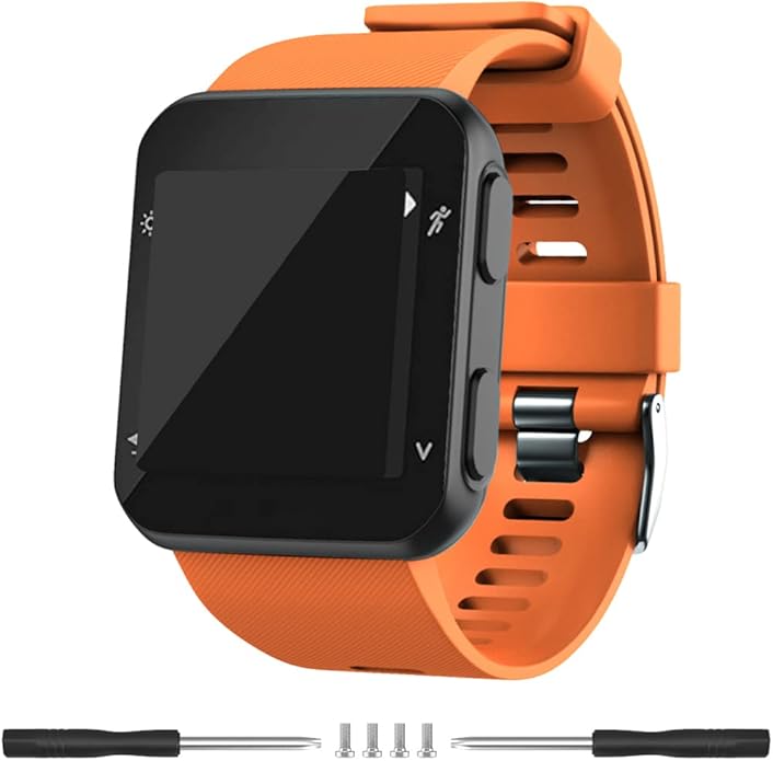 Compatible with Garmin Forerunner 35 Band,Solf Silicone Replacement Bands for Garmin Forerunner 35 Watch