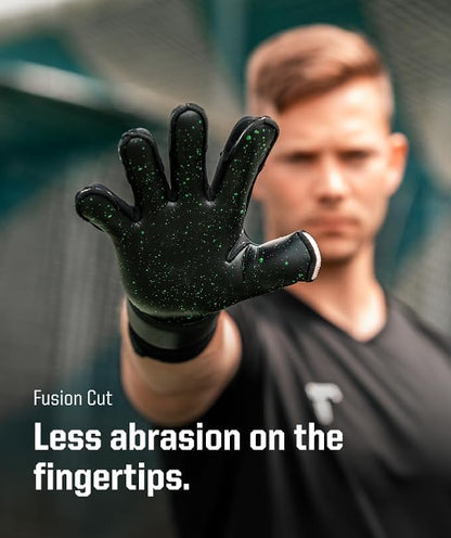 T1TAN Beast Goalkeeper Gloves - Without Finger Protection - Soccer Goalie Gloves Adult - Professional Goal Keeper Gloves for Youth, Men & Women - Size 6-11