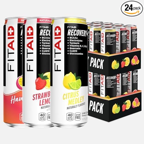 LIFEAID FITAID Workout Recovery Blend, Variety Pack, BCAAs, Glucosamine, Full B Complex