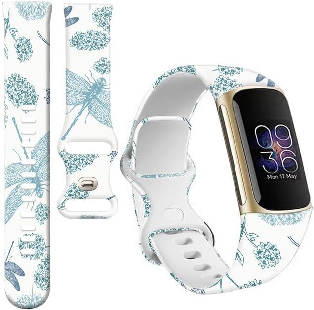 Compatible with Charge 6/Charge 5 WatchBands for Women Men,Elastic Adjustable Wristbands,Breathable Sport Band Soft Waterproof Health Tracker