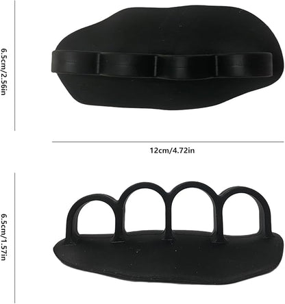 Ergonomic Finger-Sleeve Gym Grip Pads,Anti-Slip Palm Protectors for Weightlifting,Dumbbells,Pull-Ups，Fitness Gloves– Unisex(Black/Grey/Red)