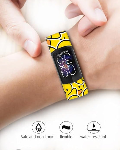 Sport Bands Compatible with Charge 6 /Charge 5 for Women Men,Soft Waterproof Replacement Straps Wristbands for Charge Advanced Fitness Tracker