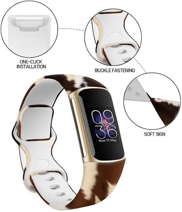 Sport Bands Compatible with Charge 6 /Charge 5 for Women Men,Soft Waterproof Replacement Straps Wristbands for Charge Advanced Fitness Tracker