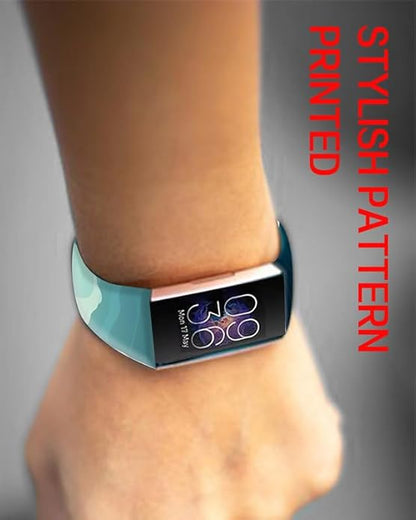 Sport Bands Compatible with Charge 6 /Charge 5 for Women Men,Soft Waterproof Replacement Straps Wristbands for Charge Advanced Fitness Tracker