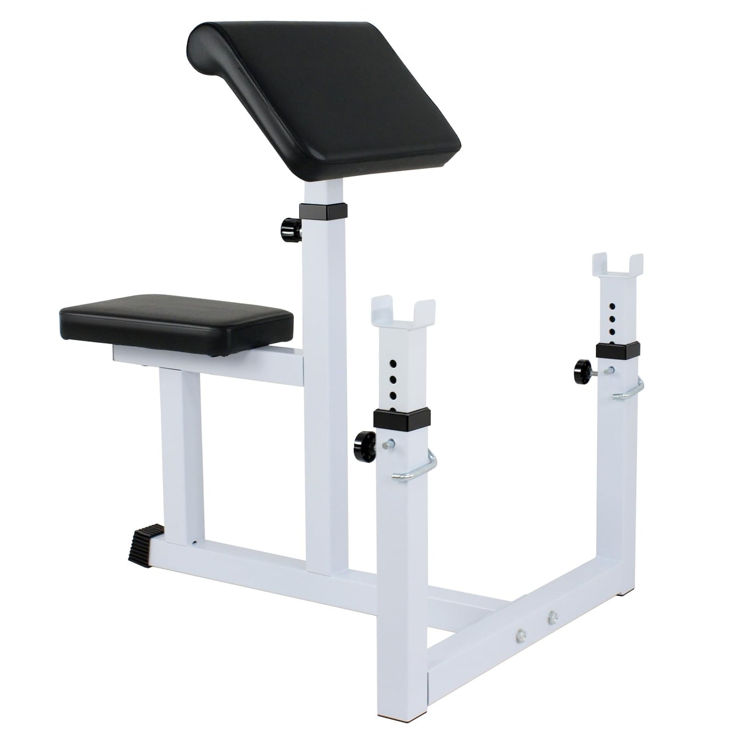 BBBuy Adjustable Arm Preacher Curl Bench Bicep Strengh Bench Seated Strenghthen Training Isolated