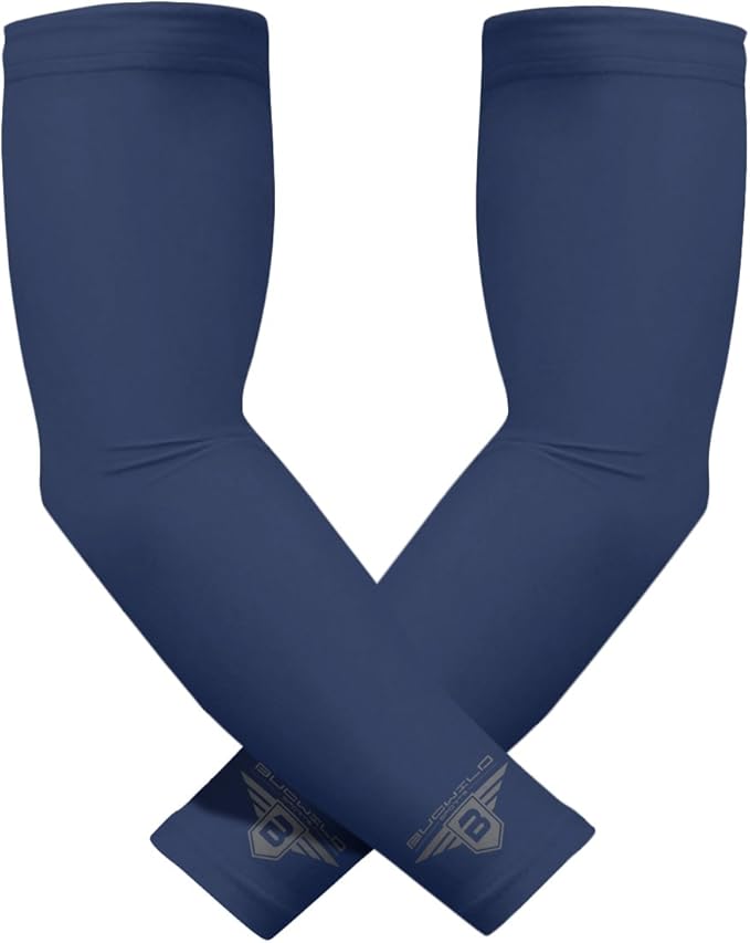 Bucwild Sports Baseball Arm Sleeve - Youth & Adult 1 Pair - Football Basketball Cycling Tennis