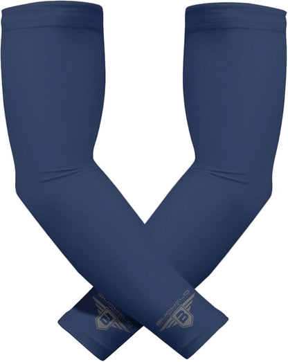 Bucwild Sports Baseball Arm Sleeve - Youth & Adult 1 Pair - Football Basketball Cycling Tennis