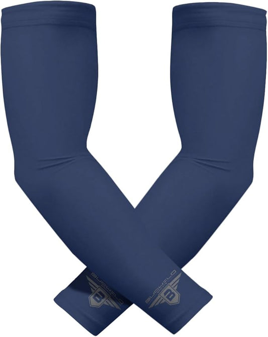 Bucwild Sports Baseball Arm Sleeve - Youth & Adult 1 Pair - Football Basketball Cycling Tennis