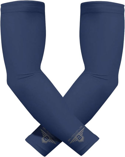Bucwild Sports Baseball Arm Sleeve - Youth & Adult 1 Pair - Football Basketball Cycling Tennis