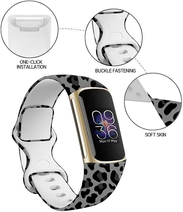 Sport Bands Compatible with Charge 6 /Charge 5 for Women Men,Soft Waterproof Replacement Straps Wristbands for Charge Advanced Fitness Tracker