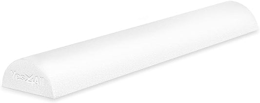 Yes4All Medium Firm Half Foam Rollers for Post-Workout Relaxation, 12/18/24/36 inch PE Foam Roll for Back Massage & Yoga Exercise