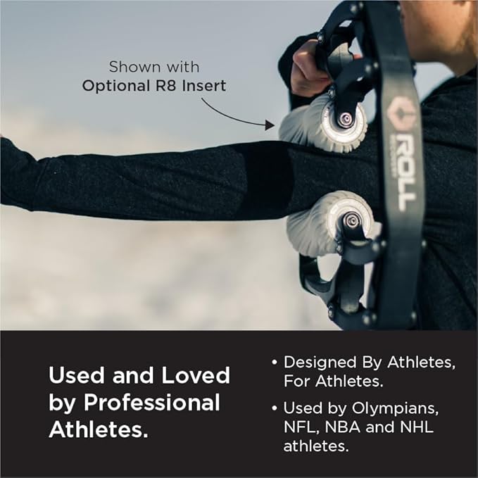 ROLL Recovery R8 (Carbon Black) - Deep Tissue Massage Roller