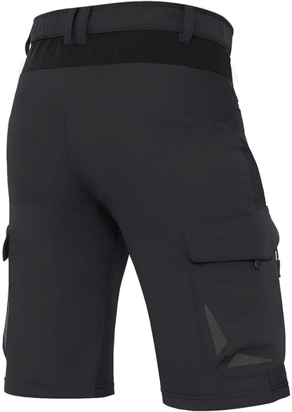 XKTTAC Men's Outdoor Quick Dry Lightweight Stretchy Shorts for Hiking, Tactical, Camping, Travel with 6 Pockets