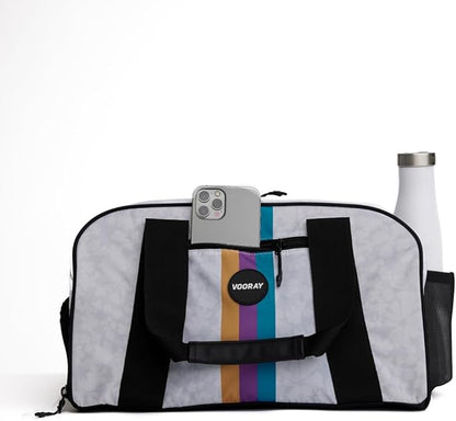Vooray Burner Gym Duffel Bag, Gym Bag for Women and Men with Shoe Compartment, Weekender, Overnight & Travel Duffel for Sports and Workout
