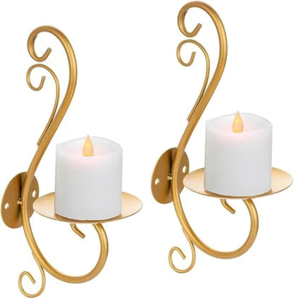 3x3 Flickering Flameless Candles Set of 2,3 inch Real Wax LED 600 Hours Battery Candles with Timer Remote,Control for Wedding Party Indoor, White