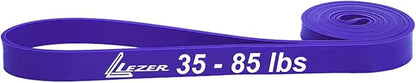 LEZER Resistance Bands - Pull Up Bands for Home Gym Fitness, Stretching, Physical Therapy & Training - Includes Instruction