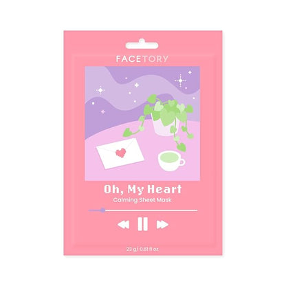 FACETORY Acne Sheet Mask Collection (Pack of 3) - Soothing, Rejuvenating, Illuminating Sheet Mask for Blemishes, Oily Skin Types, Pimples