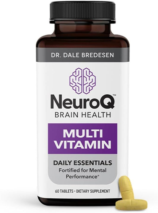 LifeSeasons NeuroQ Daily Essentials Multivitamin - Fortified Mental Performance & Overall Wellness