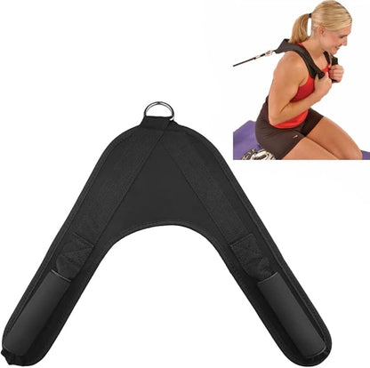 Ab Crunch Harness Cable Attachment Ab Exercise Cable Machine Gym Workout Abdominal Crunch Core Muscle Training Equipment