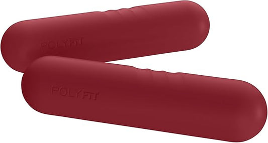 Polyfit Dumbbell Weight Bars for Women - Set of 2 (3.3 LB | 6.5 LB Pair) - Dumbbell Set for Walking, Yoga, Dance, Barre, Pilates, Cardio, Aerobics