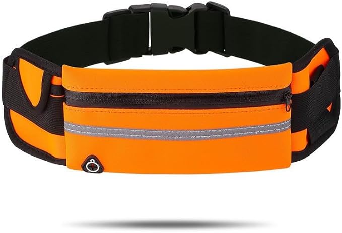 Adjustable Elastic Fitness Fanny Pack for Sports, Running Belt Waist Pack, Waterproof Sports Fanny Pack,Outdoor card wallet，Leisure travel wallet，5 color options available (yellow)