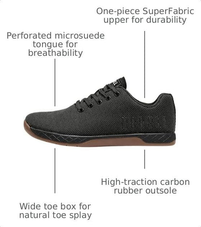 NOBULL Men's Outwork Shoe | Weightlifting & Powerlifting Athletic Shoes, Flat & Stable Support