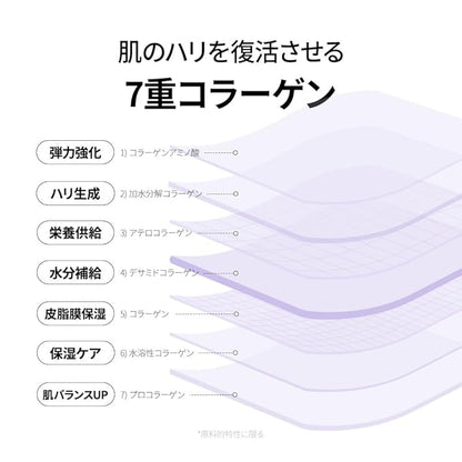 SNP Real Active Firming Ampoule Sheet Mask | Revitalizing and Strengthening for All Skin Types | Vegan Sheet Masks with 7 Collagen and Peptides | Collagen Face Masks Skincare | 10 Sheets