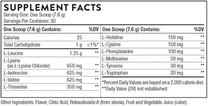 THORNE - Amino Complex - Clinically-Validated EAA and BCAA Powder for Pre or Post-Workout - Promotes Lean Muscle Mass & Energy Production* - NSF Certified for Sport - 30 Servings - 8.0 Oz - Berry