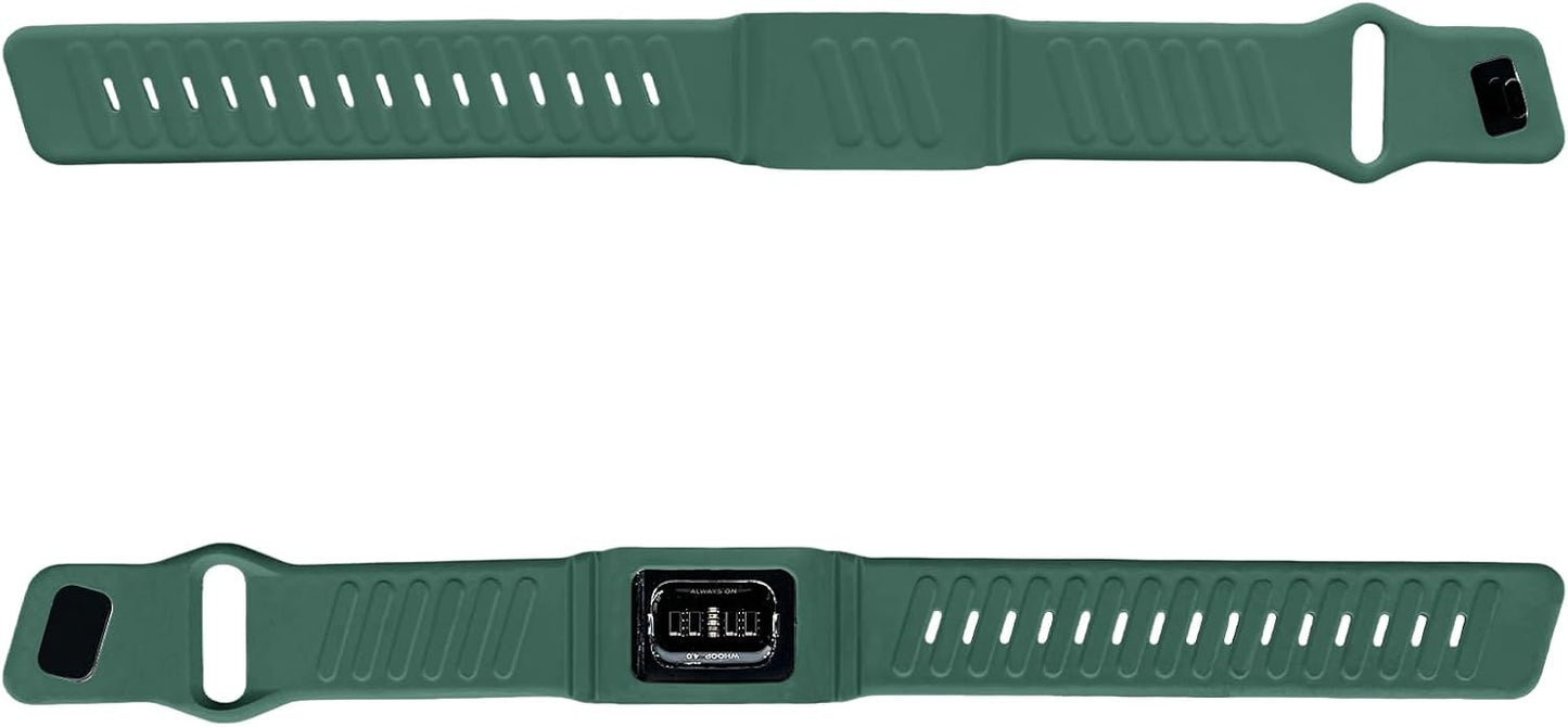 Silicone Sport Band Compatible with Whoop 4.0 Band for Men Women,Soft Comfort Durable Replacement Wristbands for Whoop 5.0 Silicone Bands