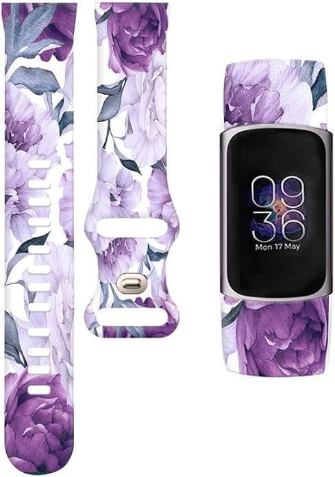 Sport Bands Compatible with Charge 6 /Charge 5 for Women Men,Soft Waterproof Replacement Straps Wristbands for Charge Advanced Fitness Tracker