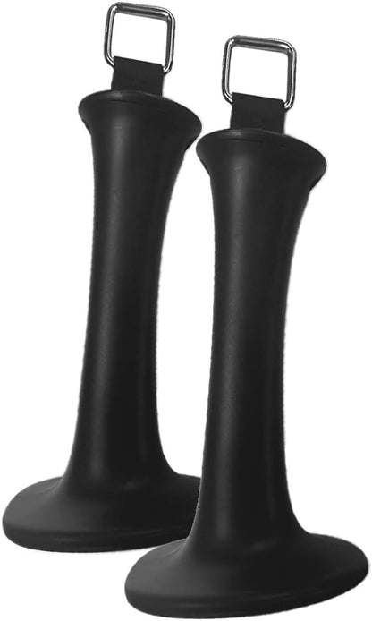 Gym Monster Works Plus & Adjustable Barbell Hooks & Skiing Handles 2 Bundle