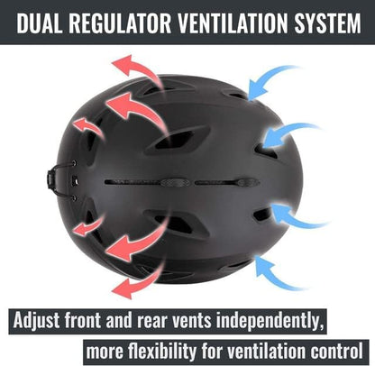 Ski and Snowboard Helmet - Active Ventilation, Audio Compatible Snow Sports Luxury Helmet With ASTM Standard Safety for Men, Women and Youth