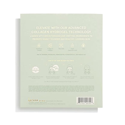 Karuna Skin - COLLAGEN Face Mask Sheets, Hydrogel 2-Piece Facial Mask, Age-Defying, Hydrating, Rejuvenating & Moisturizing Skin Care Essential That Targets Fine Lines & Wrinkles, 1 Pack