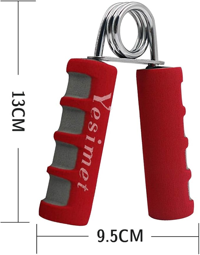 2 Pack Hand Grip Strengthener Set, Forearm Exerciser, Finger Gripper, Grip Strength Trainer, Hand Grip- Soft Foam Hand Exercise for Quickly Increasing Wrist Forearm and Finger Strength