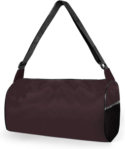 C&F BOGMOST Small Gym Bag for Women & Men,Small Lightweight Duffel Bag Carry On Bags Mini Duffel Travel Bag Waterproof Sports Bags for Workout/Sport/Travel, Brown