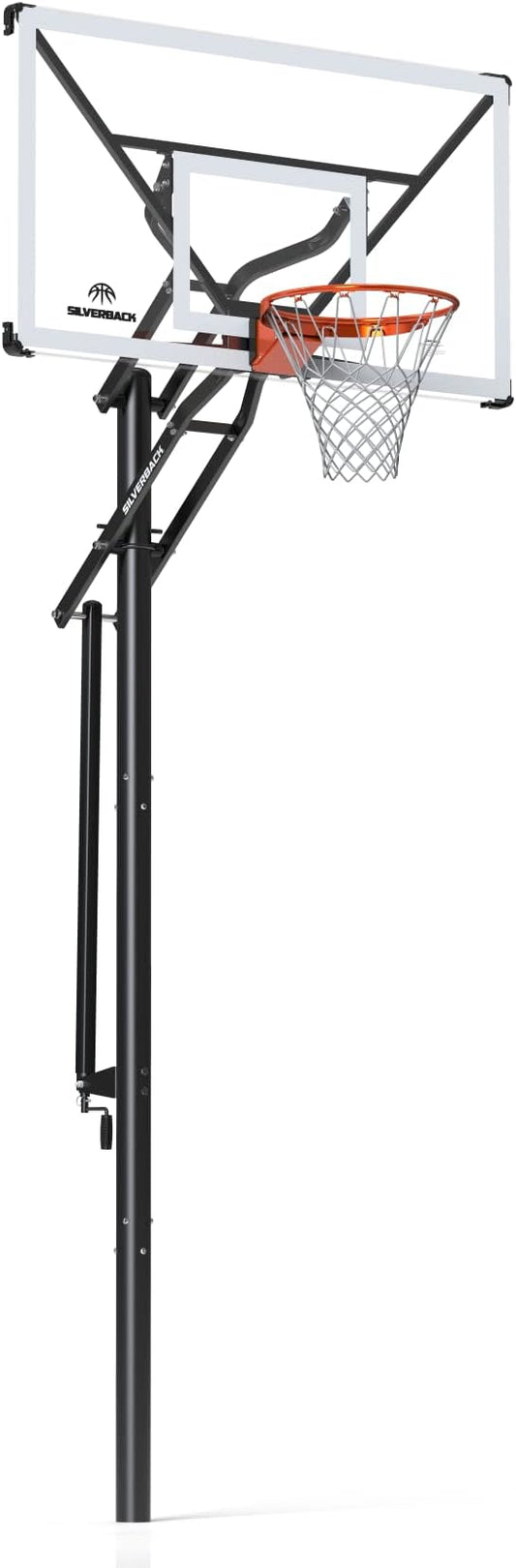 Silverback NXT 54" and NXT 60" In-Ground Basketball Hoops with Adjustable-Height Basketball Goal