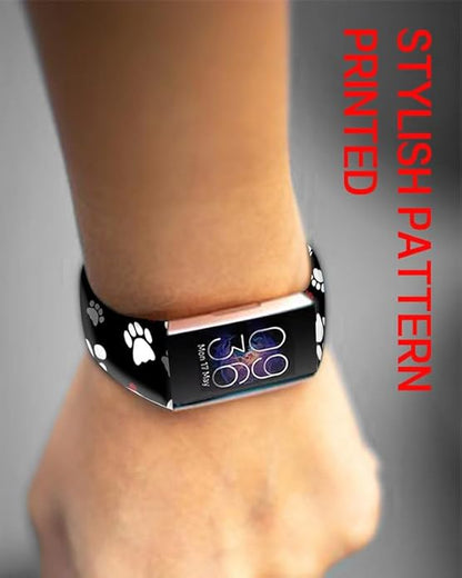 Sport Bands Compatible with Charge 6 /Charge 5 for Women Men,Soft Waterproof Replacement Straps Wristbands for Charge Advanced Fitness Tracker