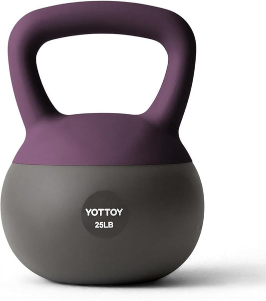 YOTTOY Soft Kettlebell, Set for Strength Training Kettlebells & Home Workouts, Soft-Sided Cushioned Base, Wide-Handle - Ideal for Men, Women, & Beginners