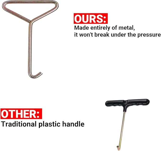 5.5inch/6.5inch/7inchTrampoline Springs Heavy Duty Stainless Steel Replacement Trampoline Replacement Parts, Weather-Resistant, Includes Tool and Gloves, Universal Trampolines Spring Tool