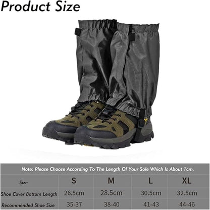 Ankle Gaiters,Lightweight Adjustable Leg Gaiters for Men Women, Waterproof Hiking Gaiters for Snow,Trail Running,Hiking,Hunting,Walking,Skiing