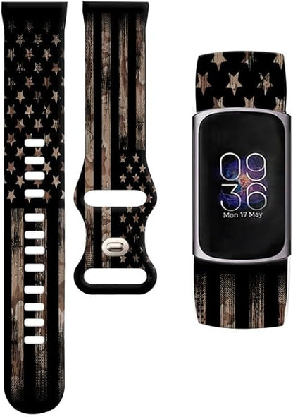 Sport Bands Compatible with Charge 6 /Charge 5 for Women Men,Soft Waterproof Replacement Straps Wristbands for Charge Advanced Fitness Tracker