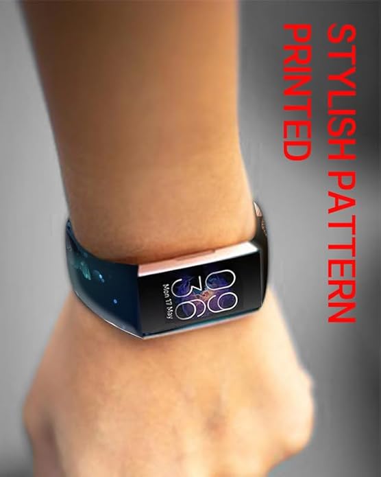 Sport Bands Compatible with Charge 6 /Charge 5 for Women Men,Soft Waterproof Replacement Straps Wristbands for Charge Advanced Fitness Tracker