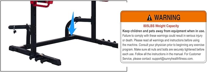 Sunny Health & Fitness Multifunctional Strength Training Home Gym ??Complete Workout Equipment with Training Attachments, Optional Squat Stand, Power Rack Cage, Adjustable Incline Bench
